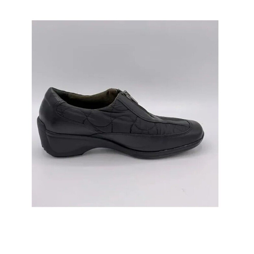 Aquatalia Bootie Size 7.5  Quilted Slip On Black